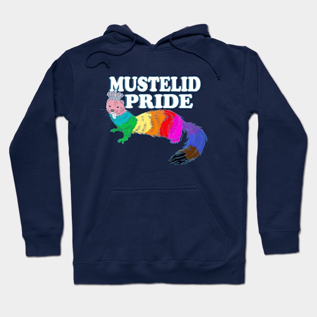 Mustelid Pride Hoodie by belettelepink